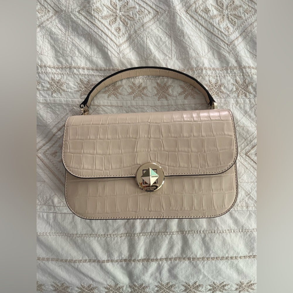 Kate Spade Croc-Embossed Handbag
